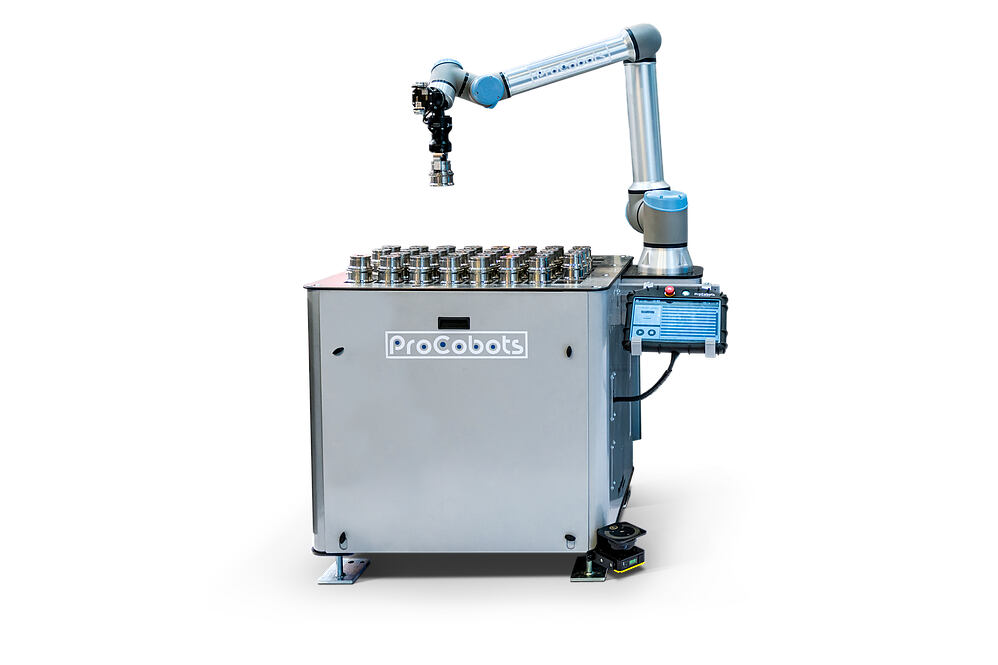 The automation solution from HURCO<sup>®</sup>: The ProCobots<sup>®</sup> robotic arms